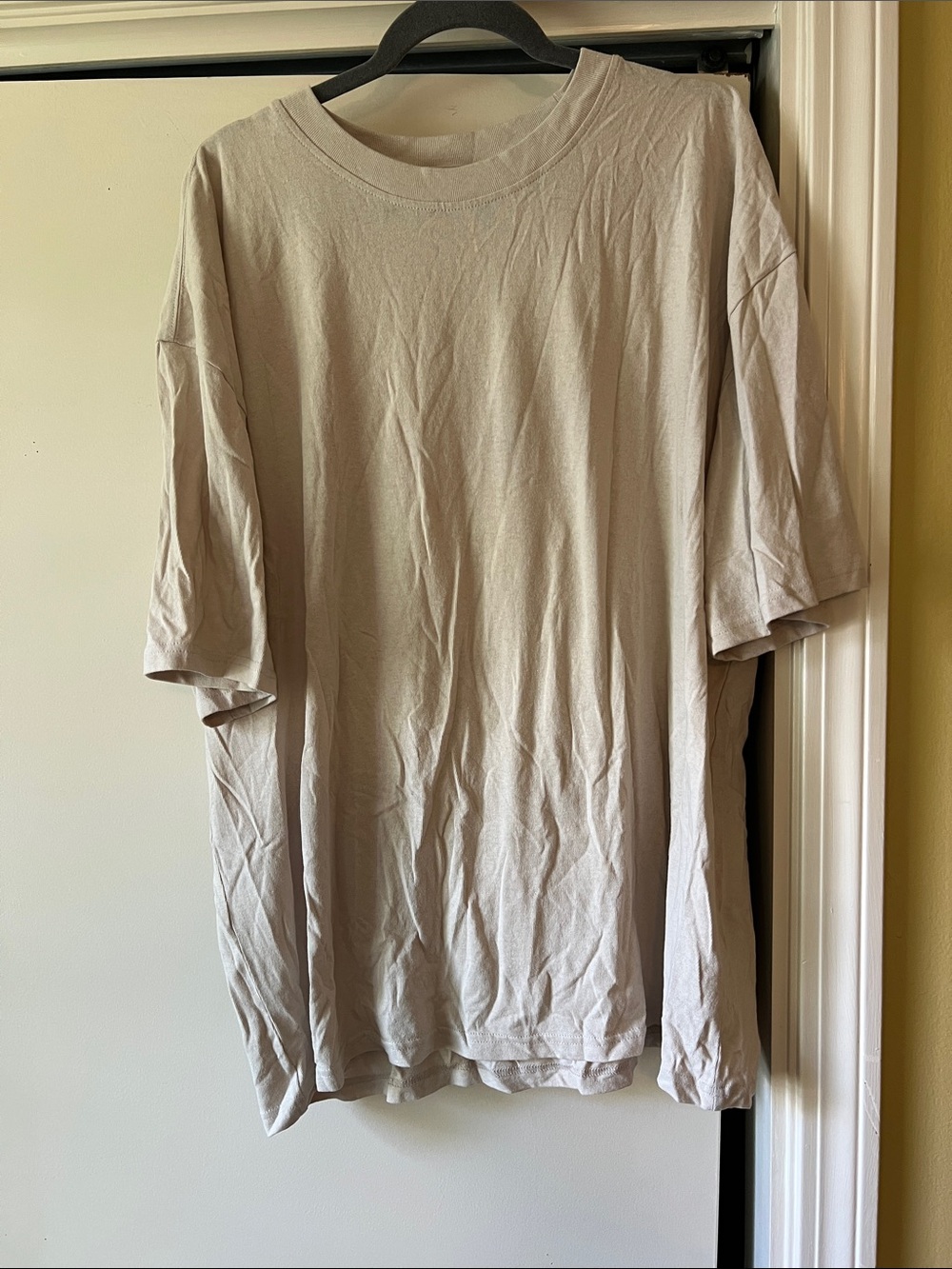 PAC Sun Men's Classic Crew Neck T-Shirt in Light Beige